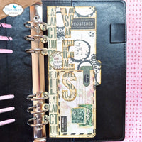 Half Page Tab 3 W/paperclip Numbers - Elizabeth Craft Metal Dies