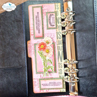 Half Page Tab 3 W/paperclip Numbers - Elizabeth Craft Metal Dies
