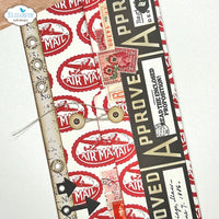 Half Page Tab 3 W/paperclip Numbers - Elizabeth Craft Metal Dies