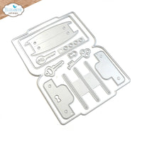 Wallet With Keys - Elizabeth Craft Metal Dies