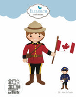 Peter The Mountie, The Great Outdoors - Elizabeth Craft Metal Dies