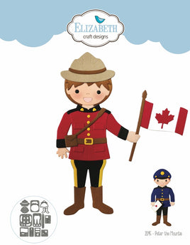 Peter The Mountie, The Great Outdoors - Elizabeth Craft Metal Dies