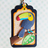 Teddy The Toucan - Elizabeth Craft Metal Die