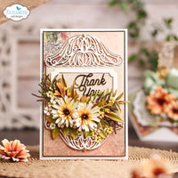 Autumn Fancy Corners - Elizabeth Craft Metal Die