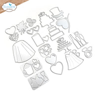 Valentines And Wedding Accessories - Elizabeth Craft Metal Die