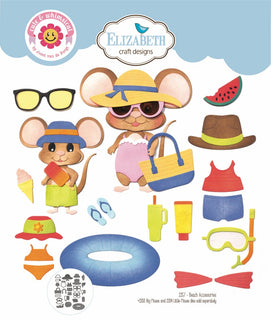 Beach Accessories - Elizabeth Craft Metal Dies