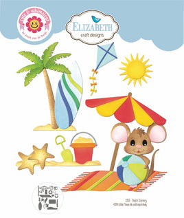 Beach Scenery - Elizabeth Craft Metal Dies