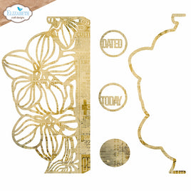 Borderpage with Flowers - Elizabeth Craft Die Set