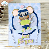 Little Mouse Winter Accessories - Elizabeth Craft Cute & Whimsical Die