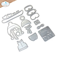 Little Mouse Winter Accessories - Elizabeth Craft Cute & Whimsical Die