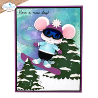Little Mouse Winter Accessories - Elizabeth Craft Cute & Whimsical Die