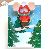 Little Mouse Winter Accessories - Elizabeth Craft Cute & Whimsical Die