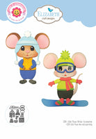 Little Mouse Winter Accessories - Elizabeth Craft Cute & Whimsical Die