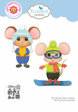 Little Mouse Winter Accessories - Elizabeth Craft Cute & Whimsical Die