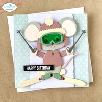 Big Mouse Winter Accessories - Elizabeth Craft Cute & Whimsical Die