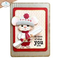 Big Mouse Winter Accessories - Elizabeth Craft Cute & Whimsical Die