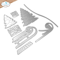 Winter Scenery Accessories - Elizabeth Craft Cute & Whimsical Die