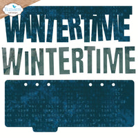 Wintertime Wordstrip - Elizabeth Craft Metal Die