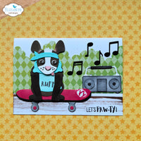 Skateboard - Elizabeth Craft Metal Die