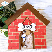Dog House Build a Book - Elizabeth Craft Metal Die