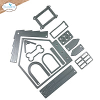 Dog House Build a Book - Elizabeth Craft Metal Die