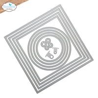Stitched Squares and Circles - Elizabeth Crafts Cutting Die