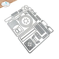 Camera and Suitcase Build a Book - Dies