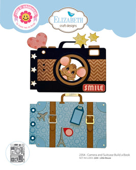 Camera and Suitcase Build a Book - Dies