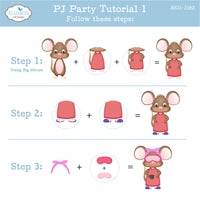 PJ Party- Elizabeth Craft Metal Die