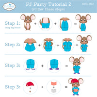 PJ Party- Elizabeth Craft Metal Die
