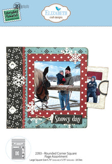 Die, Rounded Corner Square Page Assortment