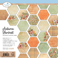 Autumn Harvest - 12X12 Printed Cardstock Pack