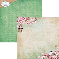 Spring Blossom - Elizabeth Craft Double-Sided Cardstock Pack 12"X12"
