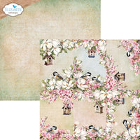 Spring Blossom - Elizabeth Craft Double-Sided Cardstock Pack 12"X12"