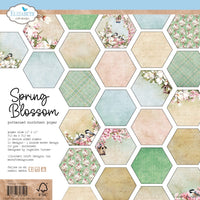 Spring Blossom - Elizabeth Craft Double-Sided Cardstock Pack 12"X12"