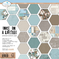 Once In A Lifetime - Elizabeth Craft Double-Sided Cardstock Pack 12"X12"