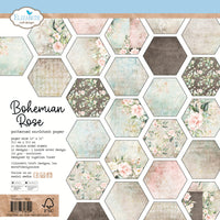 Bohemian Rose - Elizabeth Craft Double-Sided Cardstock Pack 12"x12"