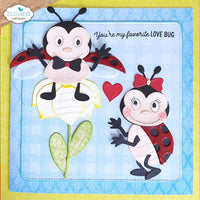 Bugs & kisses - Clear Stamp