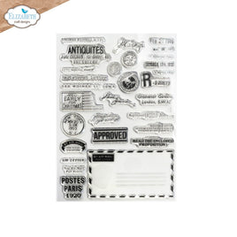 Correspondence From The Past 1 - Elizabeth Craft Clear Stamps