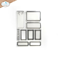 Retro Labels 2 - Elizabeth Craft Clear Stamps