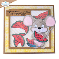 Summer Travel Sentiments - Elizabeth Craft Clear Stamps