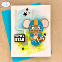 Sport Sentiments - Elizabeth Craft Clear Stamps