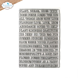Journal Phrases 5 - Elizabeth Craft Clear Stamps