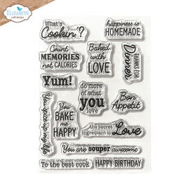 In the Kitchen - Elizabeth Craft Cute & Whimsical Stamps