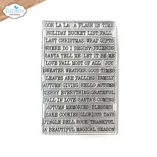 Journal Phrases 6 - Clear Stamp