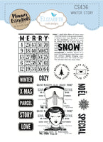 Winter Story - Elizabeth Craft Clear Stamps