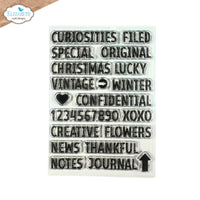Words - Elizabeth Craft Clear Stamps