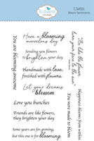 Bloom Sentiments - Elizabeth Crafts Clear Stamp
