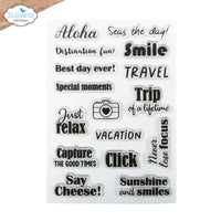 Destination Fun Sentiments - Clear Stamp