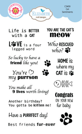 Cat Sentiments - Clear Stamp